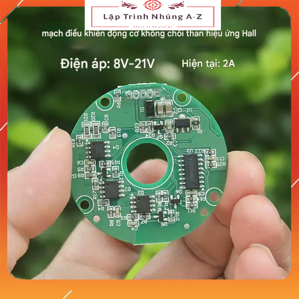 [Lập Trình Nhúng A-Z][G186] Mạch Điều Khiển Động Cơ Không Chổi Than Cảm Biến DC 8V - 21V 2A