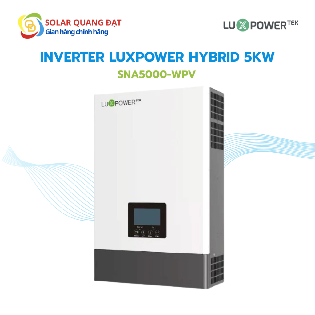 Biến Tần Hybrid Luxpower 5kW 1 Pha Hòa Lưới Lưu Trữ - Inverter SNA5000-WPV