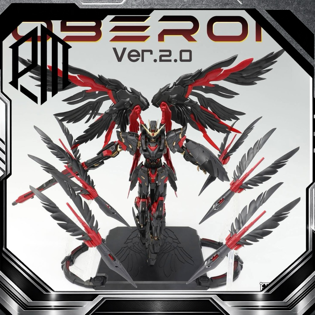 [ Có sẵn - Hoả Tốc ] Mô Hình Lắp Ráp Oberon Mecha ver 2.0 Đen ( tặng kèm decal, base )