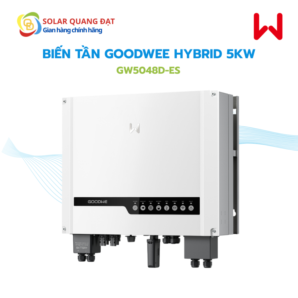 Biến Tần Hybrid GoodWe 5kW 1 Pha Hòa Lưới Lưu Trữ - Inverter GW5048D-ES
