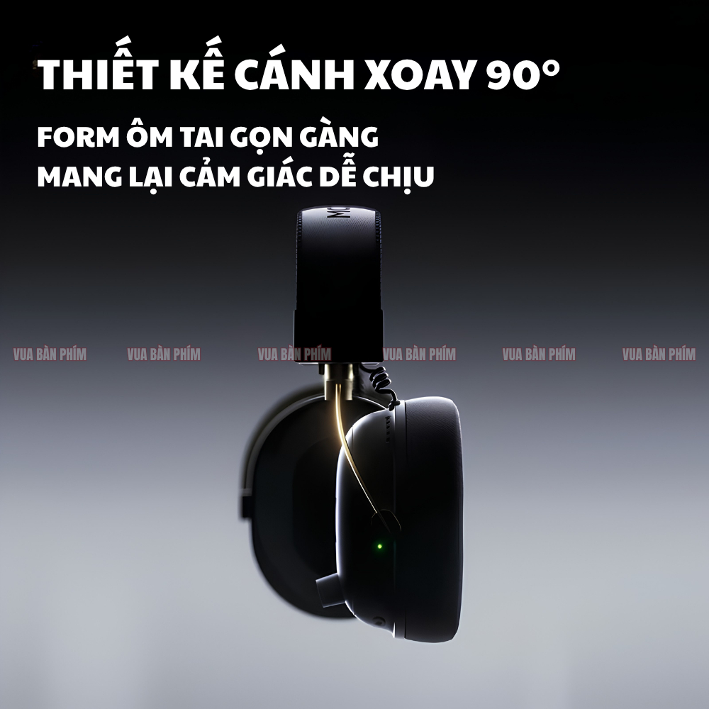 Tai nghe Mchose không dây V9 Turbo+ 3mode , âm thanh chân thực, độ trễ cực thấp , mic khử tiếng ồn ,hỗ trợ chơi game fps | BigBuy360 - bigbuy360.vn