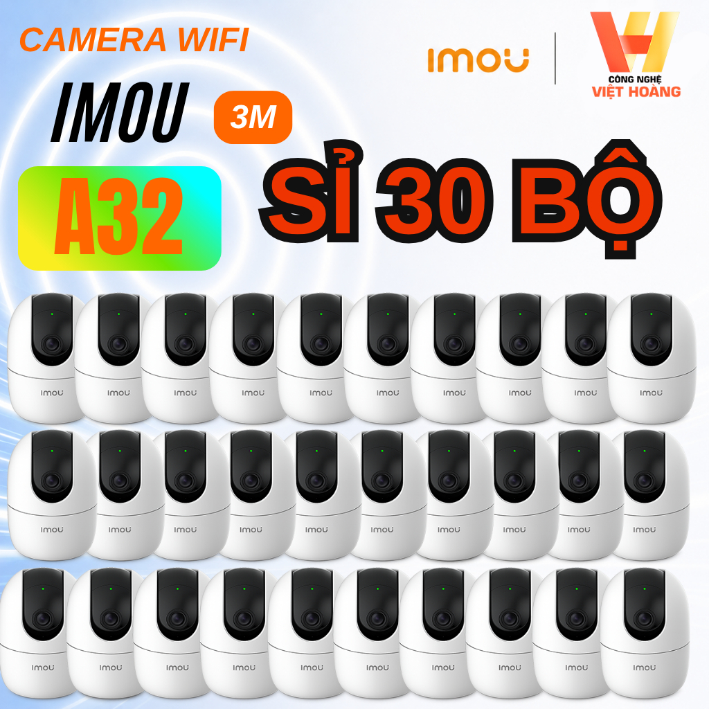 [SỈ 30 Bộ] 1 Thùng 30 Bộ Camera Wifi Imou A32/ A32 PRO Trong Nhà Xoay 360 Độ, Đàm Thoại 2 Chiều