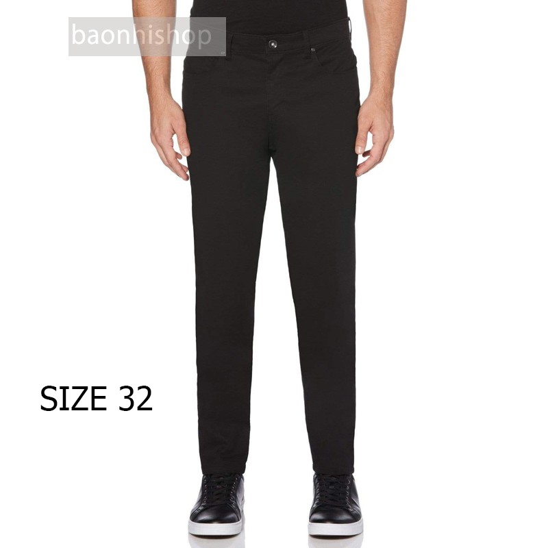 QUẦN KAKI PERRY ELLIS SLIM FIT STRETCH 5 POCKET PANTS - SIZE 32