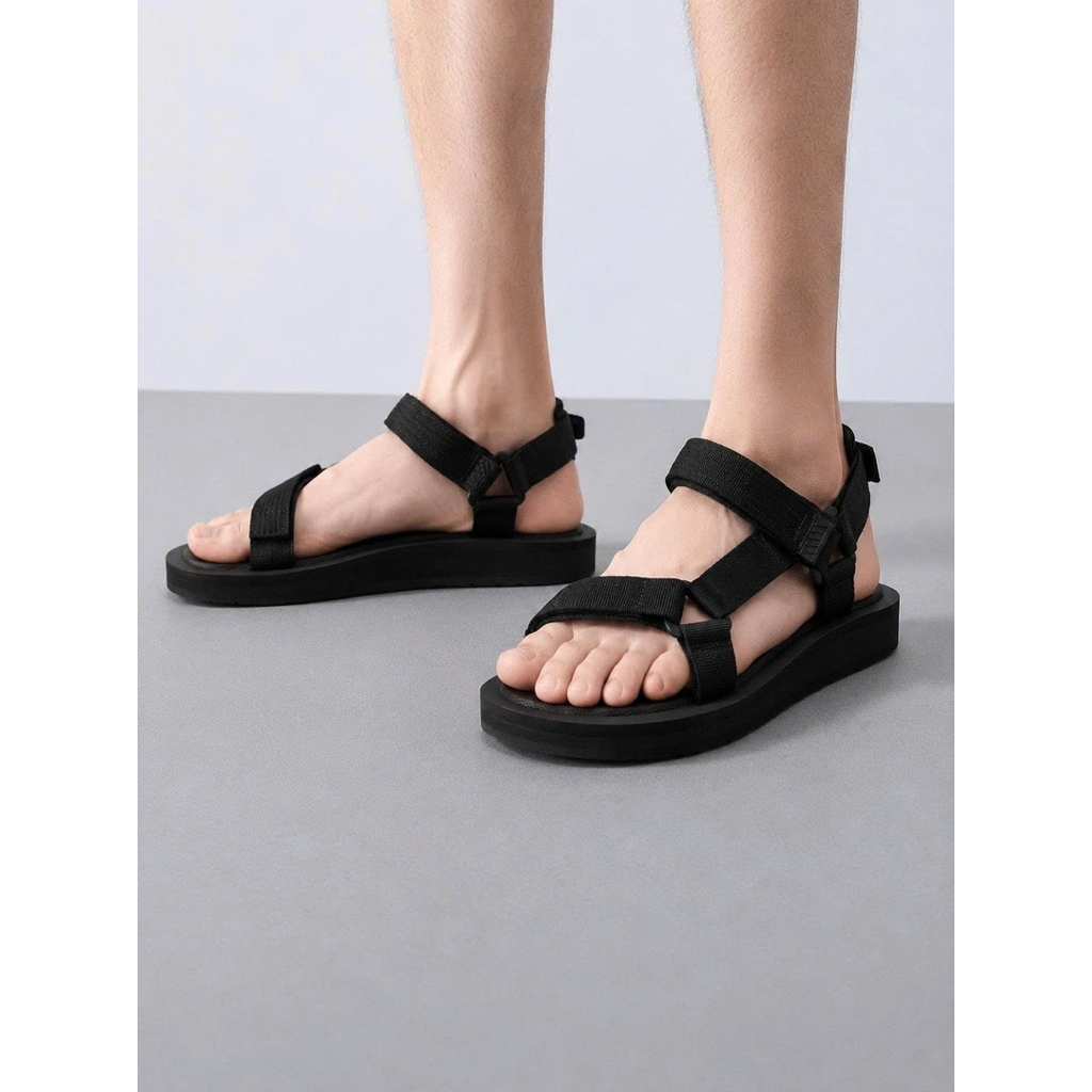 [Chuẩn Chính Hãng 💯 ]  Dép sandal Zara màu đen chính hãng