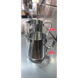 Ca đong inox / ca đánh sữa inox 150ml và 250ml có vạch chia
