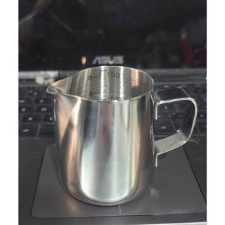 Ca đong inox / ca đánh sữa inox 150ml và 250ml có vạch chia