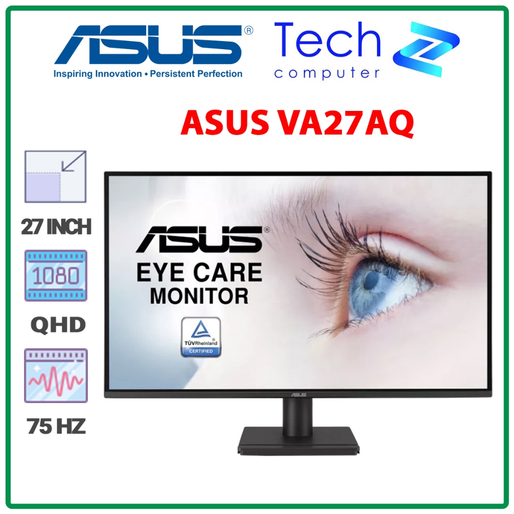 Màn Hình ASUS VA27AQ 27 Inch 2K IPS 75Hz 1ms Loa Chính Hãng