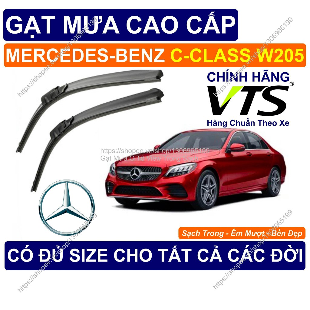 Gạt Mưa Kính Lái Mercedes-Benz C-Class W205, Cặp Gạt Mưa Kính Lái Cho Các Dòng Xe Mercedes-Benz C-Cl