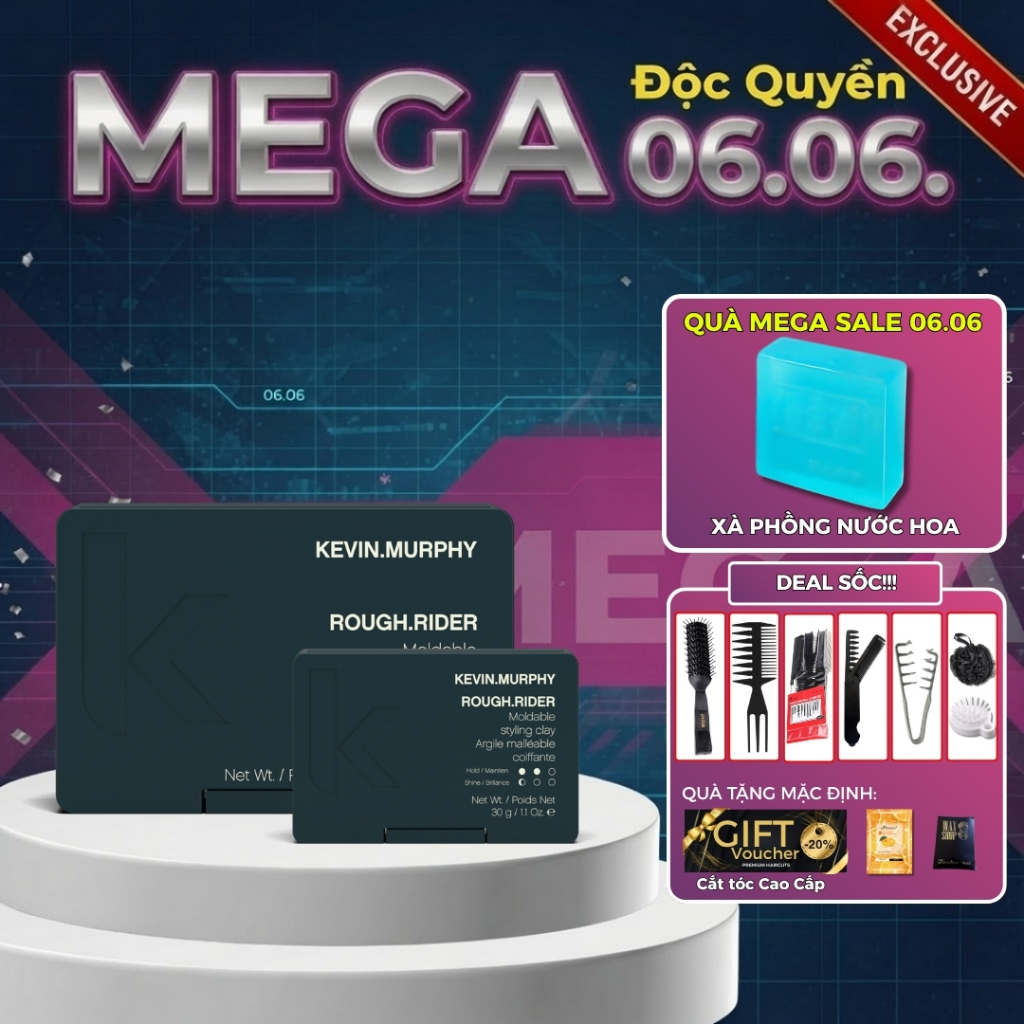 Sáp vuốt tóc nam cao cấp Rough Rider Kevin Murphy chính hãng keo wax giữ nếp tóc - Waxshop - C2
