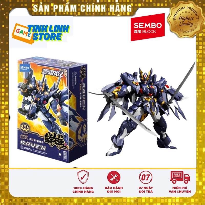 Mô Hình Robot Cao Cấp Raven (Model Kit) - Sembo Block Progenitor Effect
