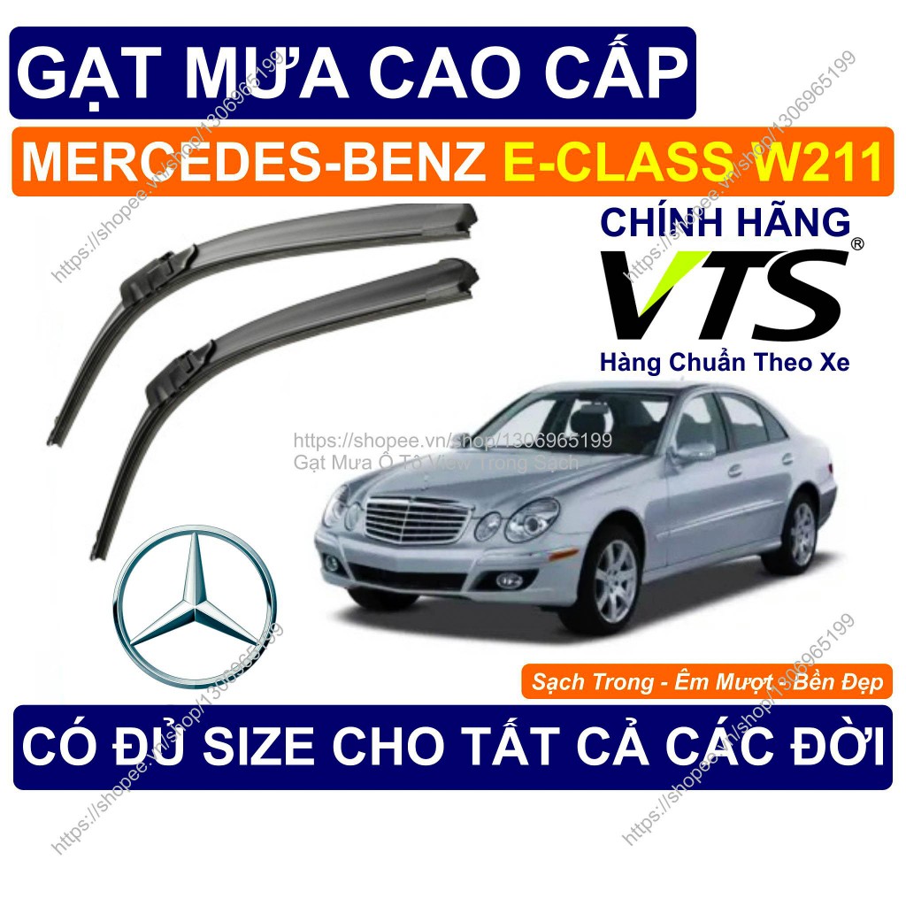 Gạt Mưa Kính Lái Mercedes-Benz E-Class W211, Cặp Gạt Mưa Kính Lái Cho Các Dòng Xe Mercedes-Benz E-Cl