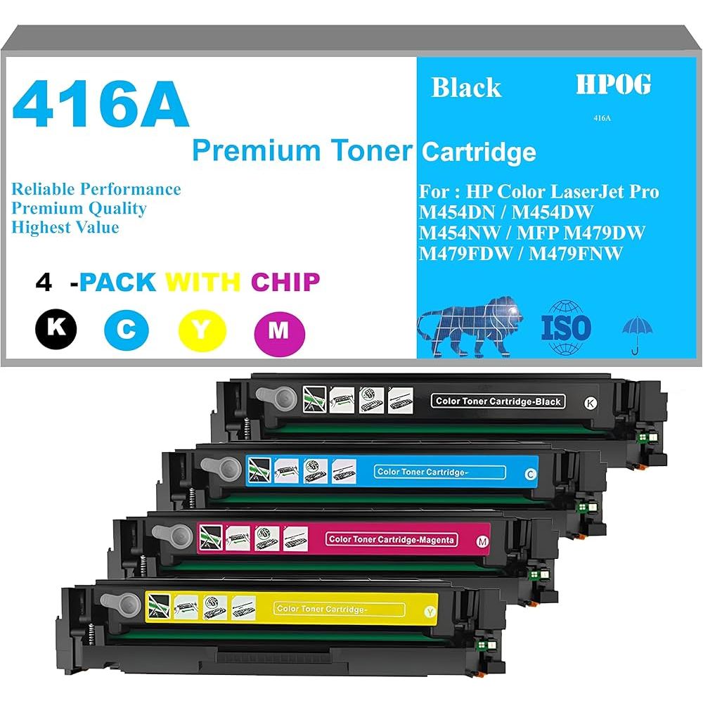 Hộp mực in lazer màu 416A cho H P Pro M454dn/ M454dw/ MFP M479fdw