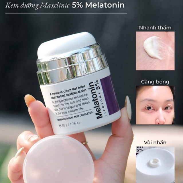 Kem Nám Melatonin 5% Maxclinic  Melatonin