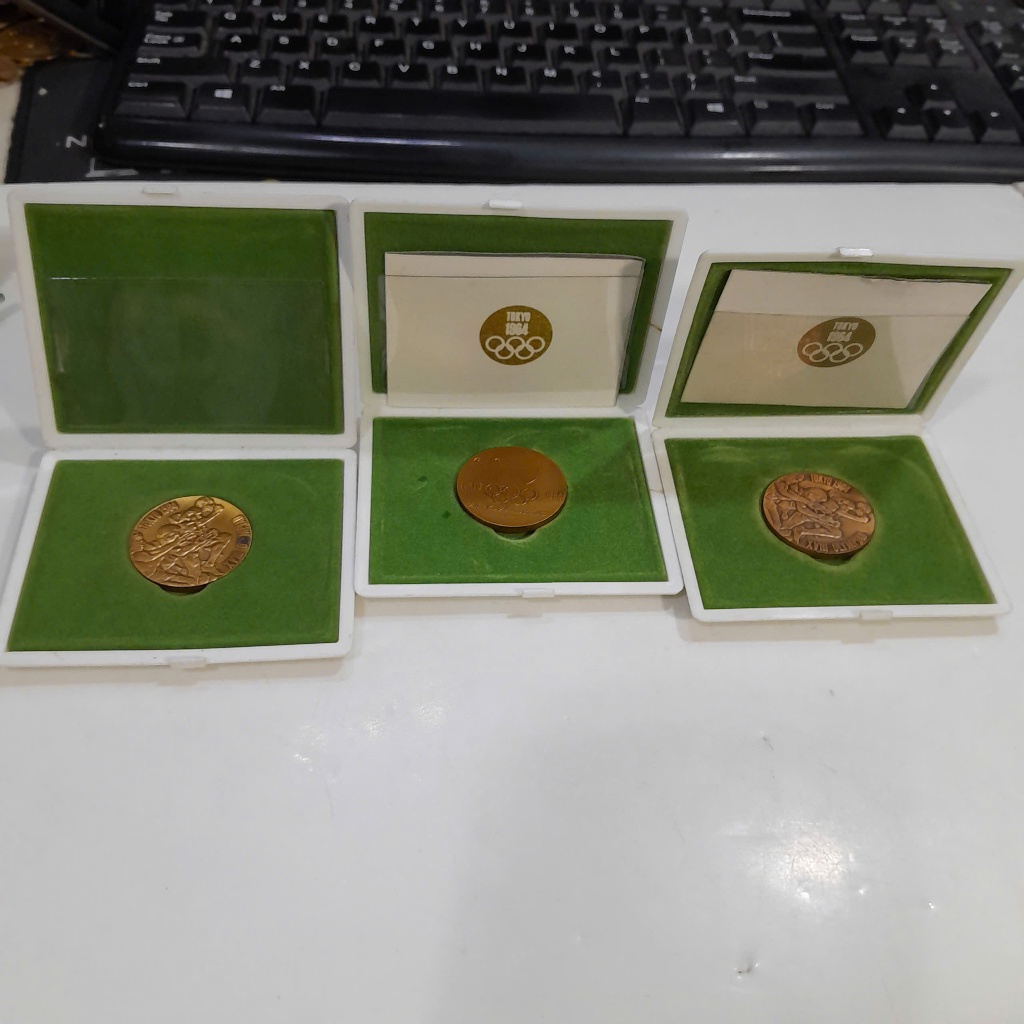 Đồng Xu huy chương đồng Tokyo năm 1964 XVIII OLYMPIAD NHật bản sưu tầm- đơn giá/ 1 cái