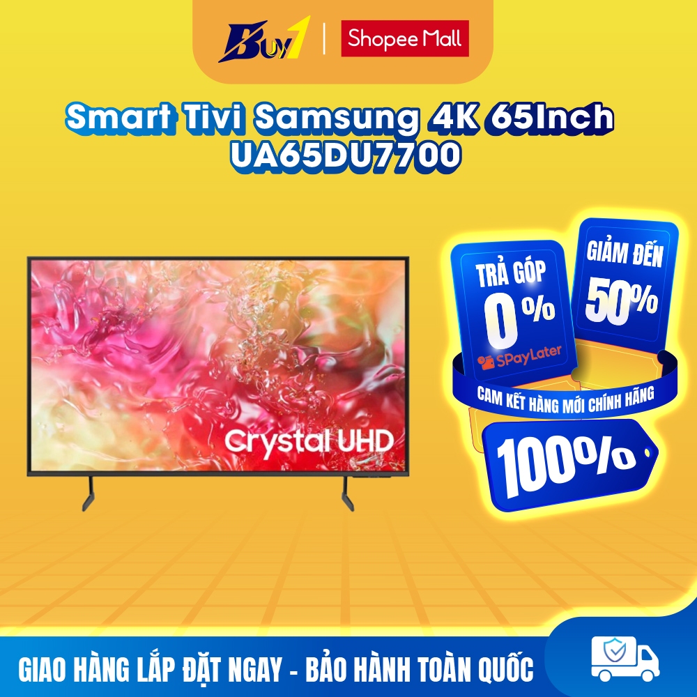 65DU7700 - Smart Tivi Samsung 4K 65 Inch UA65DU7700 - Hàng Chính Hãng