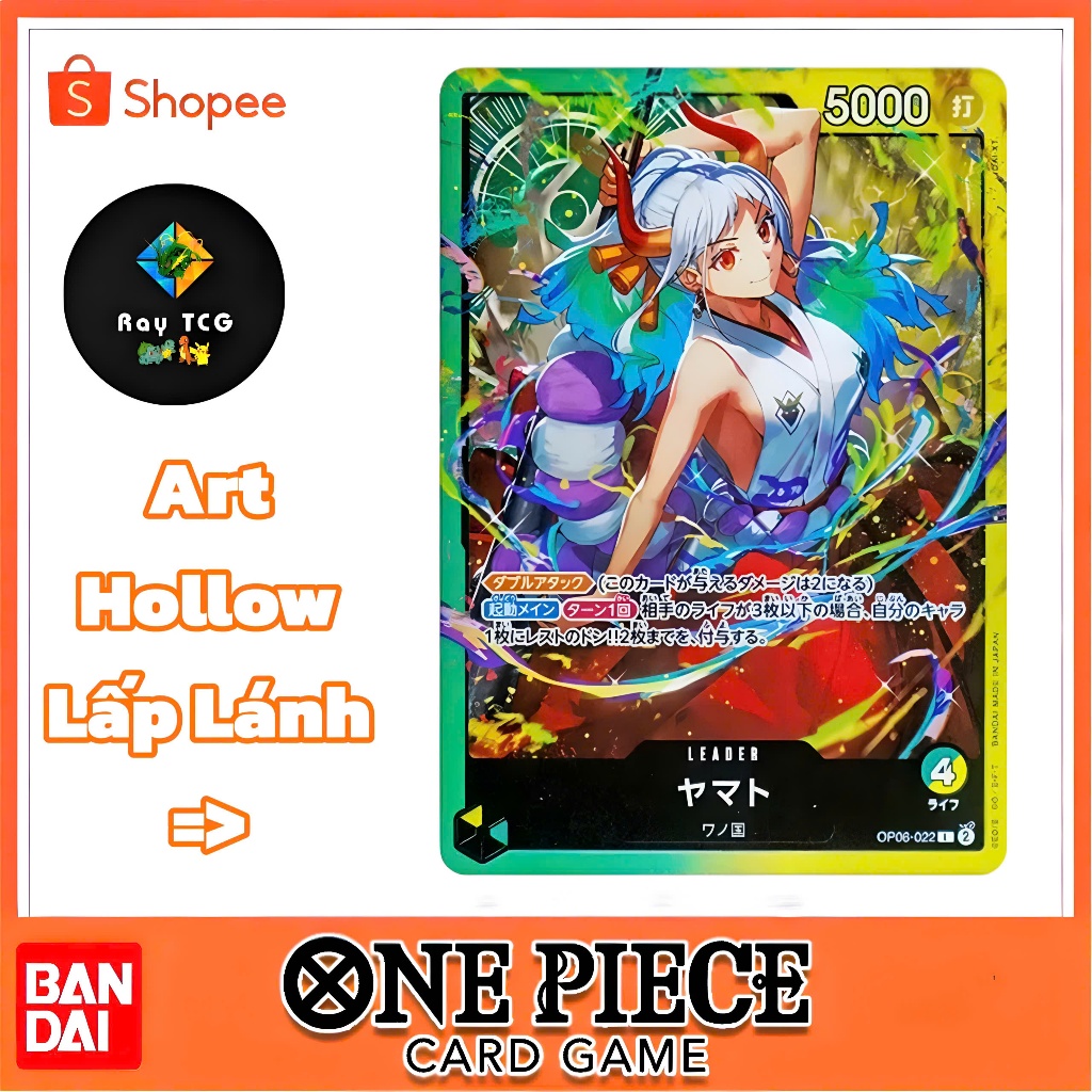 [ Chính Hãng ] Thẻ One Piece Yamato [L] {OP06-022} - One Piece Card Game