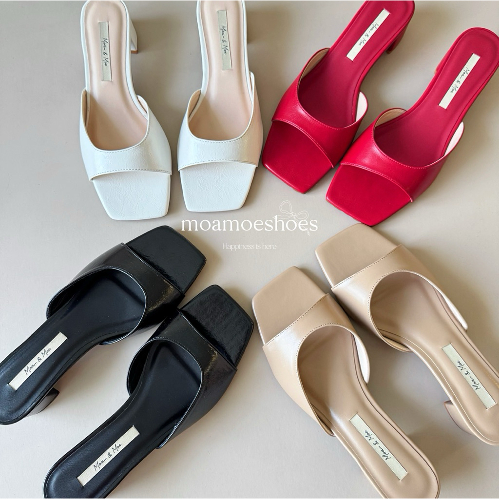 Dép 3 phân mãnh Moa & Moe Shoes gót trụ