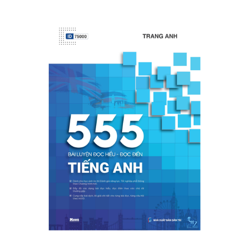 Sách - 555 bài luyện đọc hiểu - đọc điền Tiếng Anh