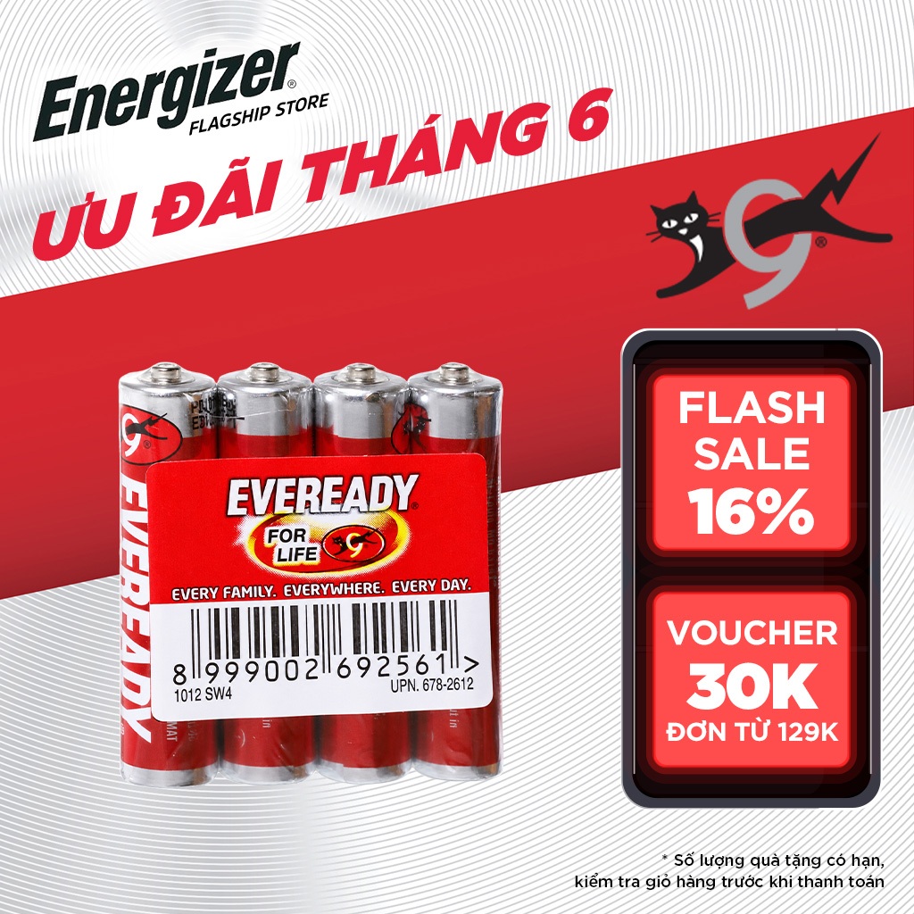 PIN EVEREADY HEAVY DUTY 1012 SW4 AAA
