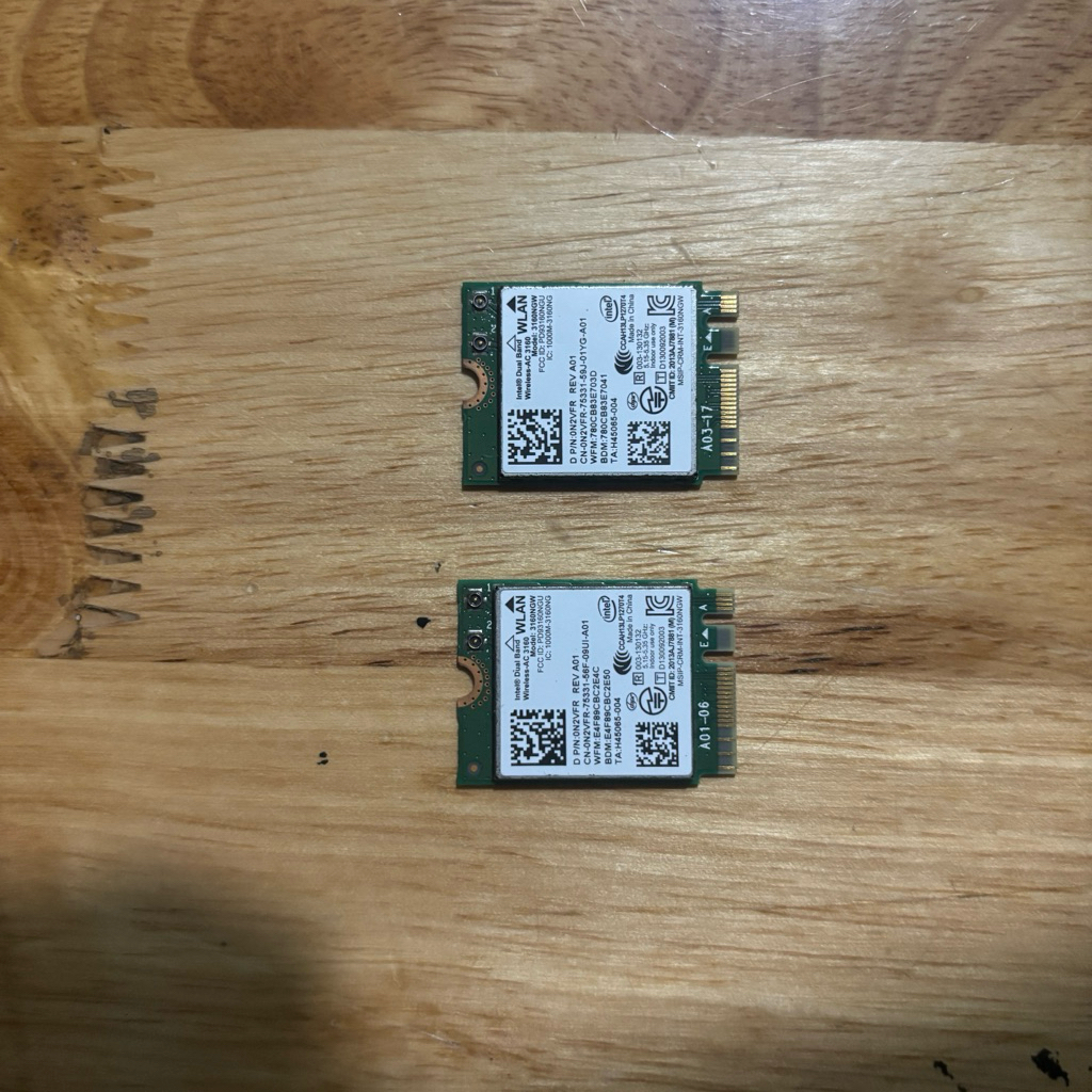 Card Wifi Không dây Ac 3160 3160ngw Cho Dell ( hàng bóc máy)