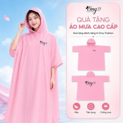 Áo Đi Mưa Cánh Dơi Cao Cấp Emy Fashion AM1