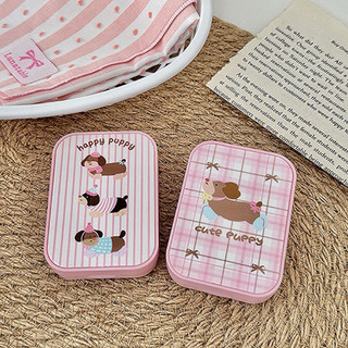 [ TỔNG HỢP ] Mẫu Khay Đựng Lens 2 Cặp Kèm Dụng Cụ Đeo -  Bunny Eyes Case Lens Khay Đôi