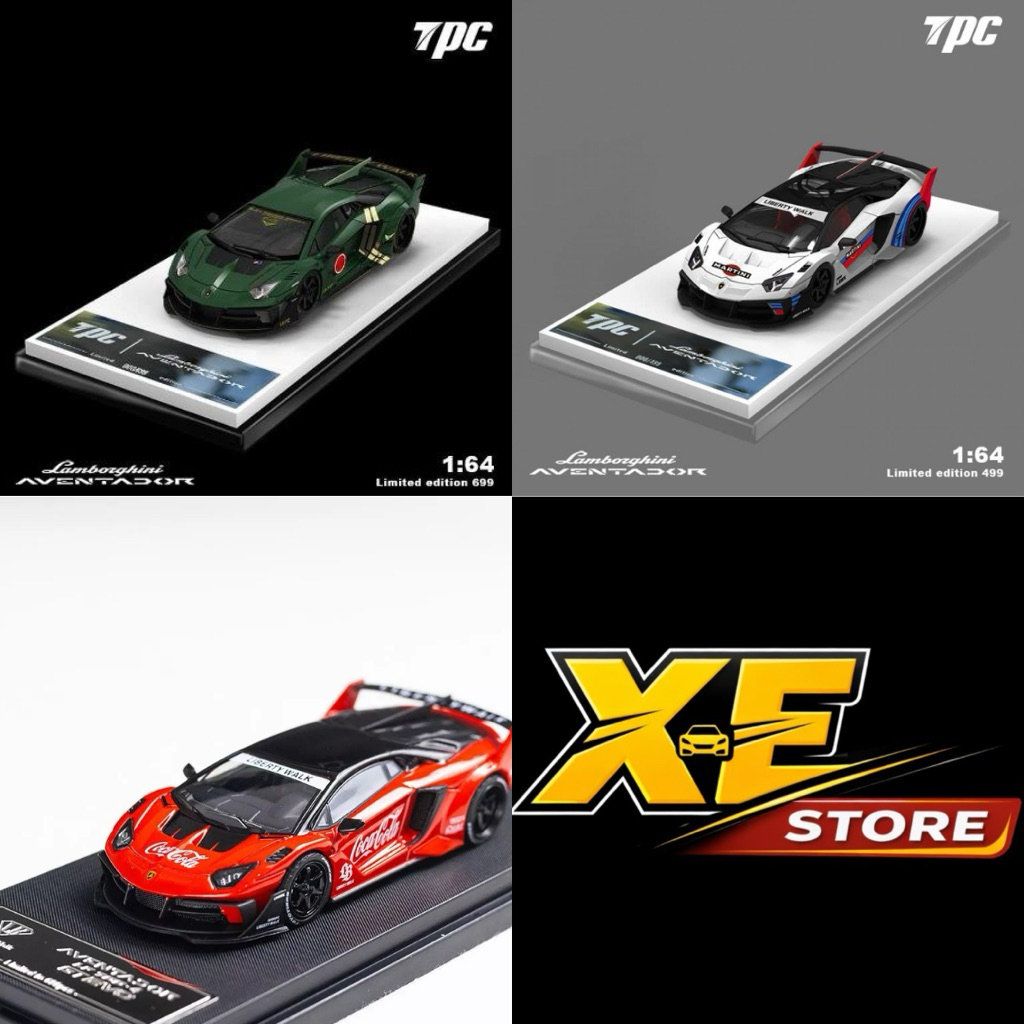 Xe Mica - LAMBORGHINI - Xe Mô Hình Diecast 1/64 - Hãng TPC/ Liberty Walk - [XE Store]