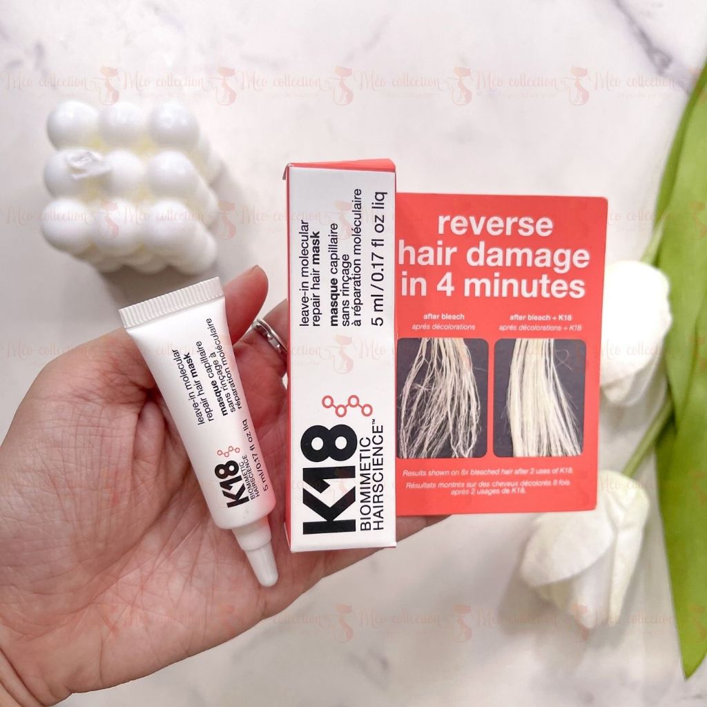 Mặt nạ dưỡng tóc K18 - Biomimetic Hairscience Leave-In Molecular Repair Hair Mask