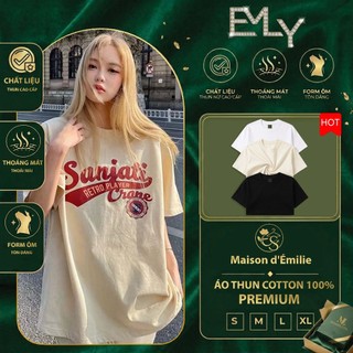 Áo Phông Unisex Nam Nữ Oversize Áo Thun Nữ Form Rộng Local Brand Cotton 100% Basic Premium Vải Dày Dặn Co Giãn Mềm Mát