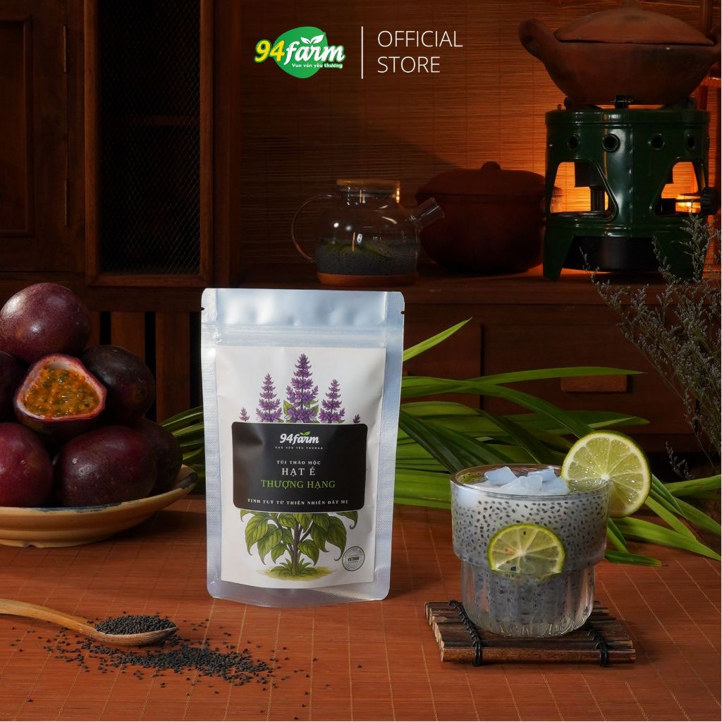 Hạt é 94farm Nông sản thượng hạng Việt Nam Pha nước uống giải nhiệt