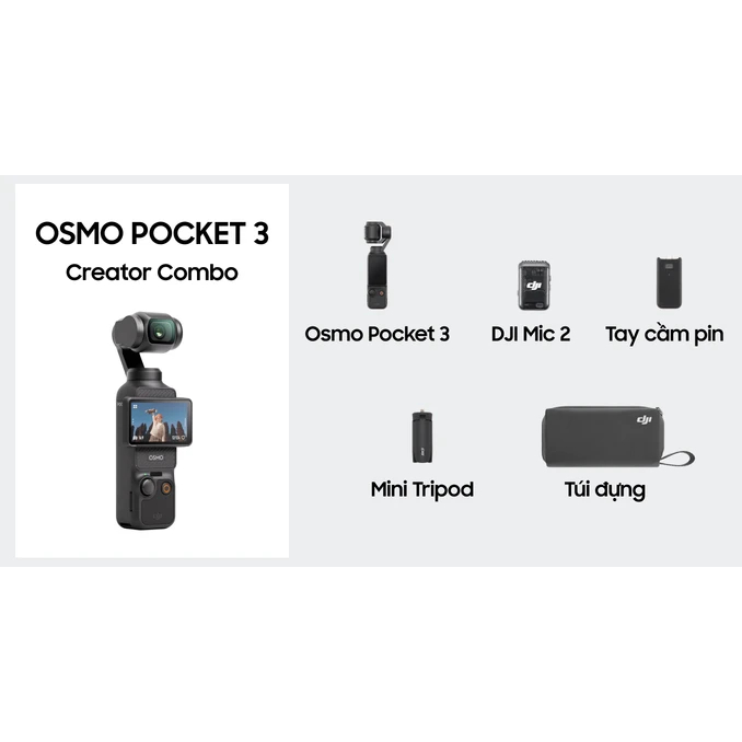 Camera DJI Osmo Pocket 3 Creator Combo 4.9 (14