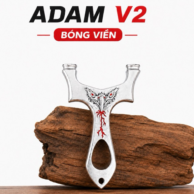 Ná Adam V2 Bóng Viền nhựa sần - tặng kèm 3 dây + 1 cuộn cột
