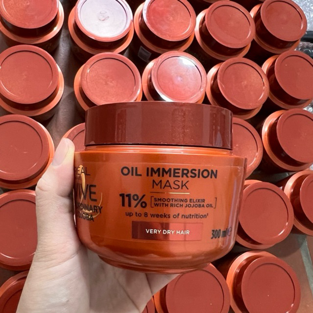 ( Bill Úc - 300ml )Kem Ủ Tóc (Màu Nâu) Extraordinary Oil Jojoba Oil Immersion Mask. Dành Cho Tóc Cực