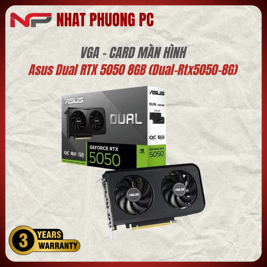 Card màn hình Asus Dual RTX 5050 8GB (Dual-Rtx5050-8G)