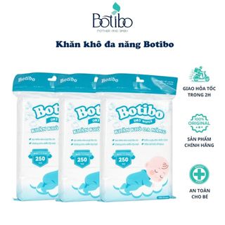 [COMBO 3 GÓI] Khăn Vải Khô Đa Năng Botibokids Cao Cấp Mềm Mịn An Toàn Cho Bé Và Cả Gia Đình-Túi 300gram