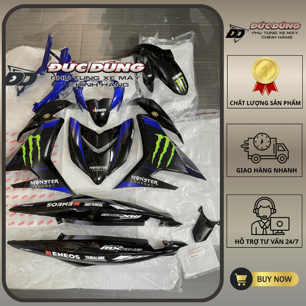 Bộ nhựa Áo Exciter 150 Monster 2019 TẶNG KÈM TEM
