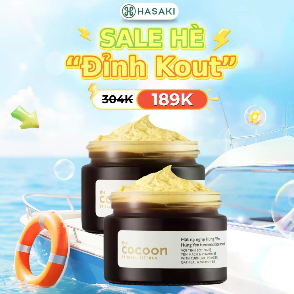 Mặt Nạ Nghệ Hưng Yên Cocoon Giúp Da Rạng Rỡ Mịn Màng Hasaki Sản Phẩm Chính Hãng