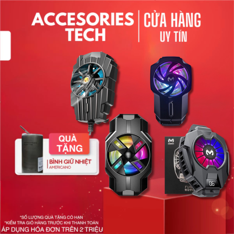 Quạt tản nhiệt điện thoại DL05 G6 FL05 S3 hỗ trợ giảm nóng khi chơi game