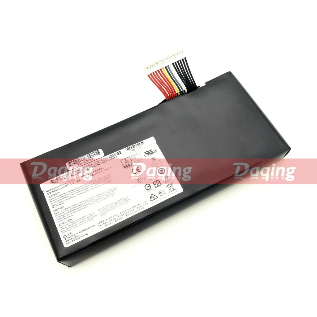 Pin (Original) 83.25Wh Latop MSI GT72 2QD GT72S 6QF GT80 2QE BTY-L77  Battery
