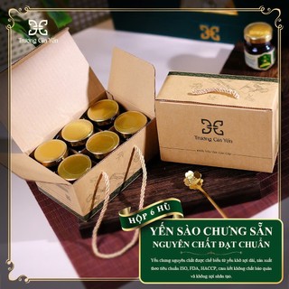(SET 6 HŨ) Yến Chưng Sẵn Nguyên Chất Thượng Hạng Hũ 70ml, Hỗ Trợ Bồi Bổ Sức Khỏe - Trương Gia Yến