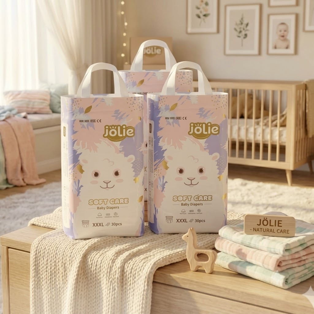 Jolie Combo 3bich 150 bỉm quầnDán đủ size cho bé từ 3 đến 18 kg,