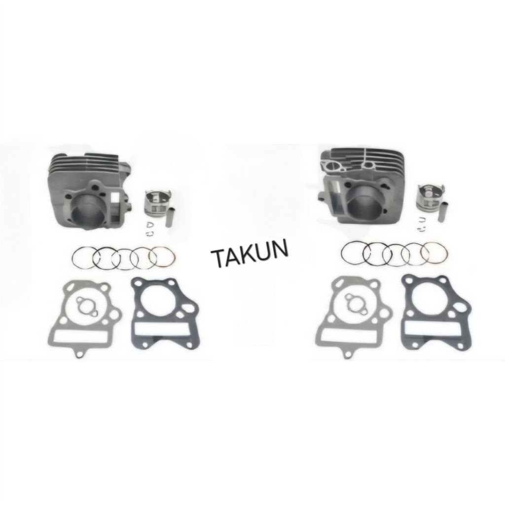 Bộ lòng, nòng hơi xi lanh xe SMASH 110... luôn piston bạc 53mm 09G