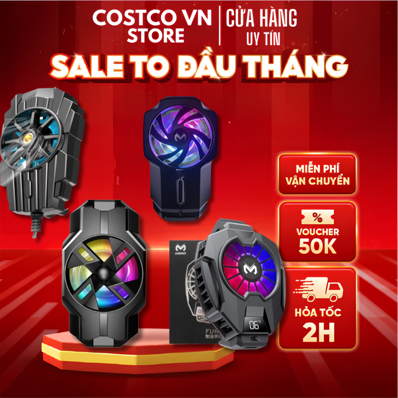 Quạt giảm nhiệt điện thoại DL05 G6 FL05 S3 hỗ trợ chơi game lâu dài