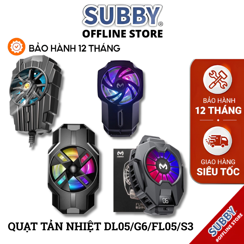 Quạt làm mát điện thoại DL05 G6 FL05 S3 thiết kế nhỏ gọn tiện lợi