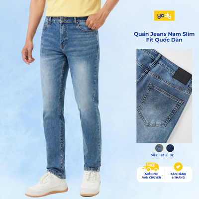 Quần Jeans Nam YODY Dáng Slim Fit Nhẹ Quốc Dân TRA - MCJE25A138