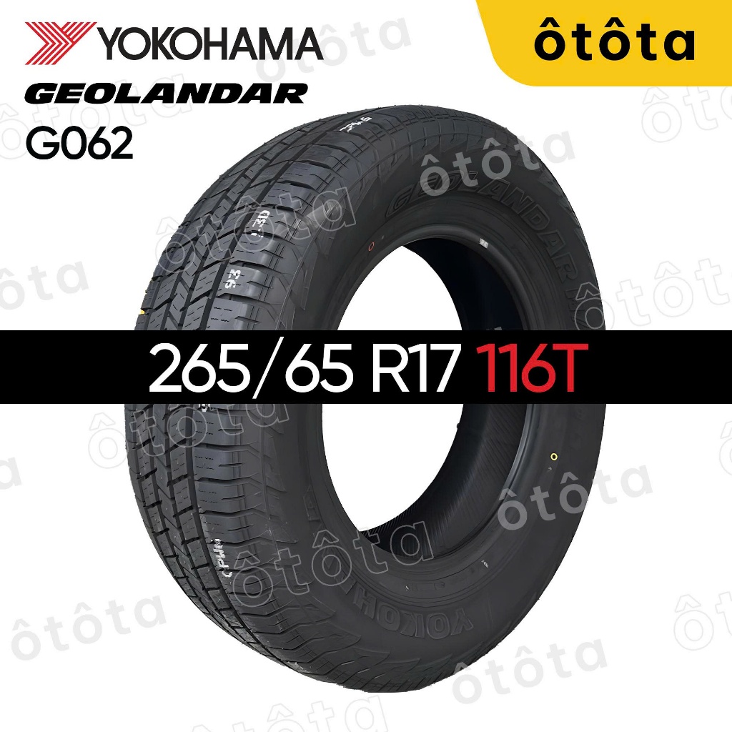 Lốp ô tô Yokohama 265/65 R17 116T GEOLANDAR H/T4 G062 - Chính hãng BH 5 năm (265/65R17; 265 65 R17)