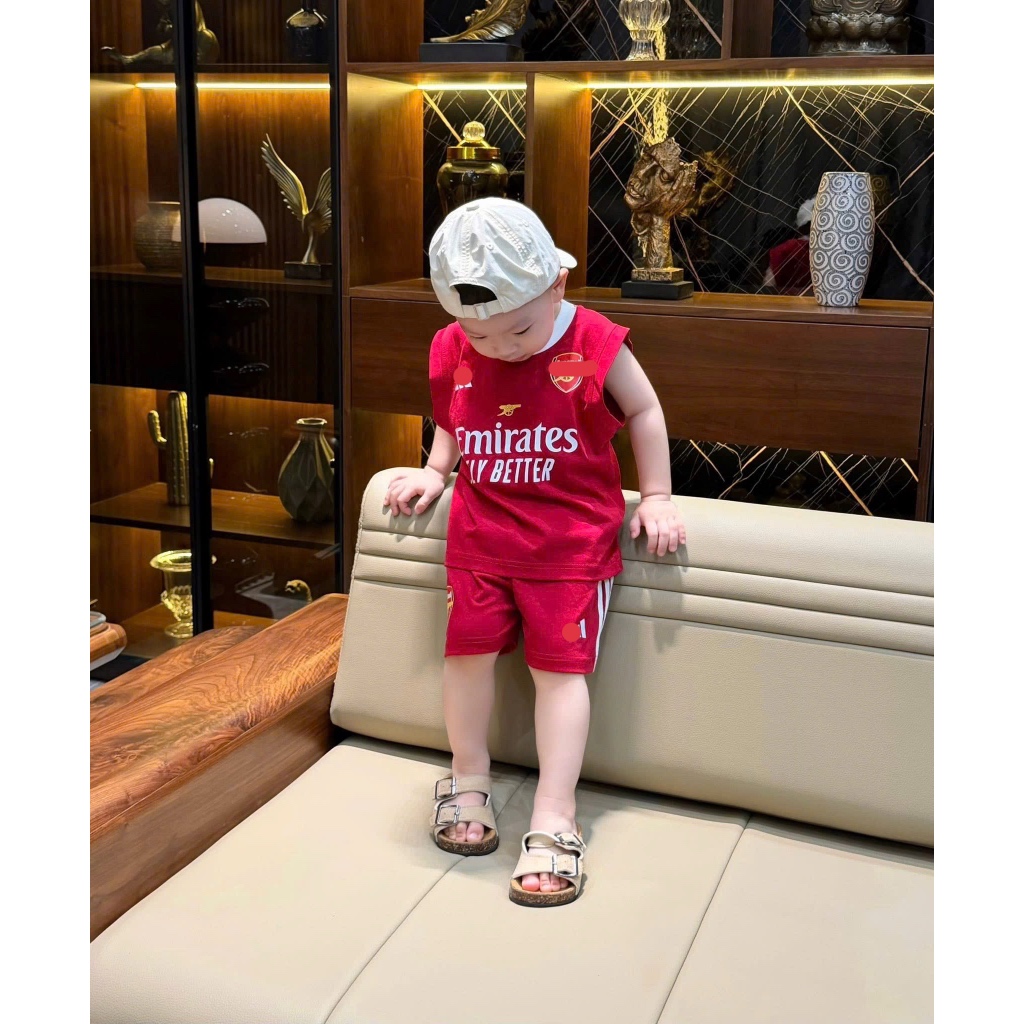 ( 9-40kg ) set bộ ba lỗ cho bé trai chất cotton Emirates fly better