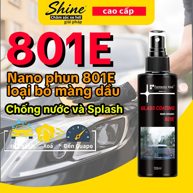 LIBITU 801E Bình Xịt Phủ Kính Nano Cao Cấp Chống Bám Nước Phù Hợp Nhiều Loại Kính, Dễ Sử Dụng
