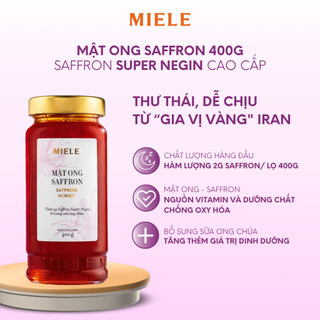 Mật Ong Nhụy Hoa Nghệ Tây Saffron Sữa Chúa Miele, Hỗ Trợ Ngủ Ngon Da Đẹp, Đạt Chuẩn HACCP