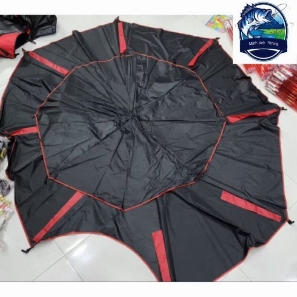 Vải ô thay thế - Vải dù thay thế cho ô câu cá Hãng Chuangwei Try&V hoặc YG , 5 lớp vài chống thấm, c